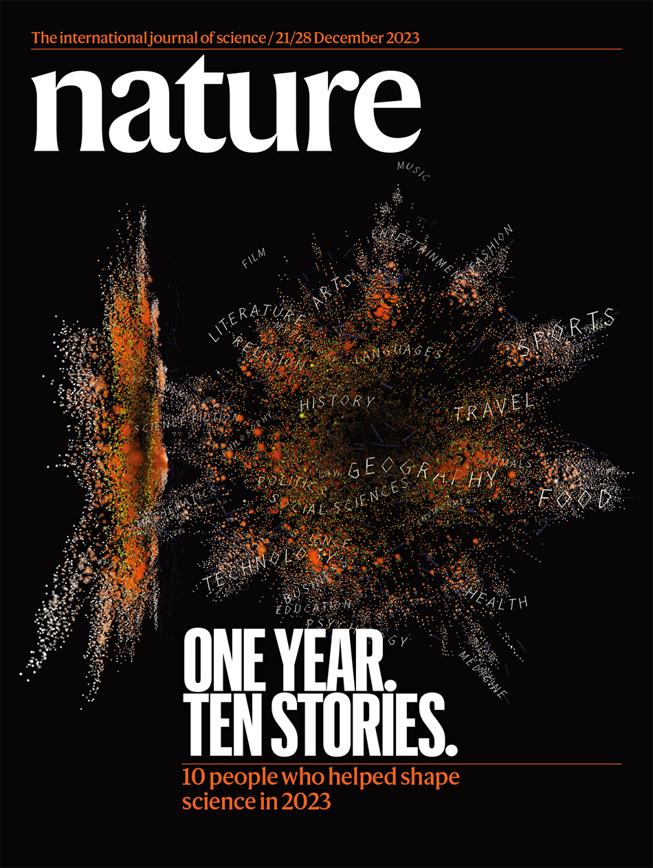 2023年《自然》十大人物：ChatGPT和OpenAI首席科学家苏茨克维上榜